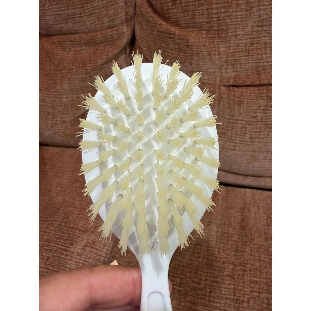 Vintage 1980 Avon Hello Sunshine Kids Hair Brush Retro Flower Power w Box